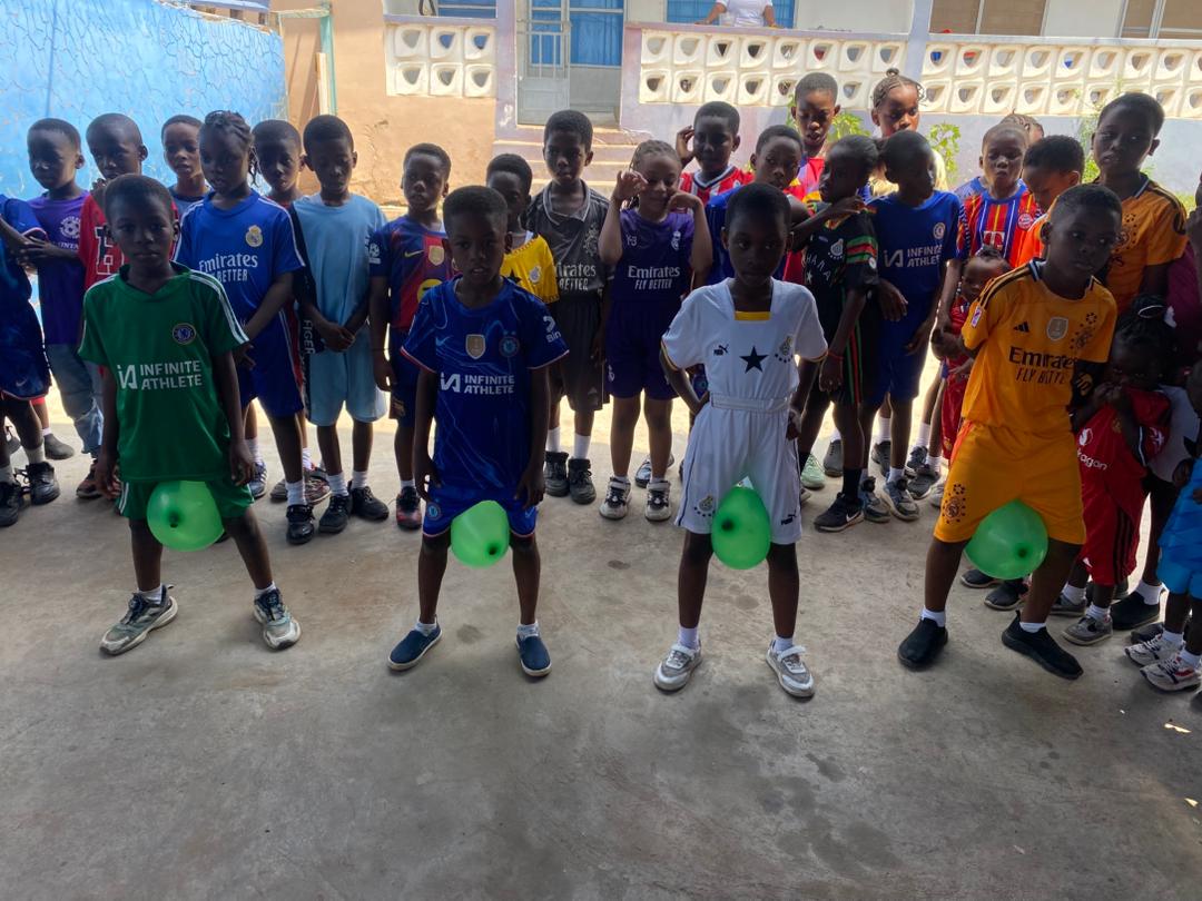 Learners taking part in a sports day game